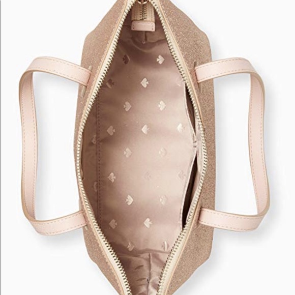 Glitter‼️Kate Spade Rose Gold Satchel ‼️SALE‼️‼️ - Picture 6 of 6